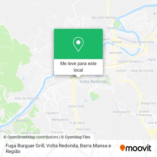 Fuga Burguer Grill mapa