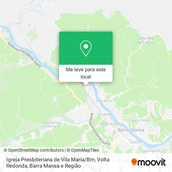 Igreja Presbiteriana de Vila Maria / Bm mapa