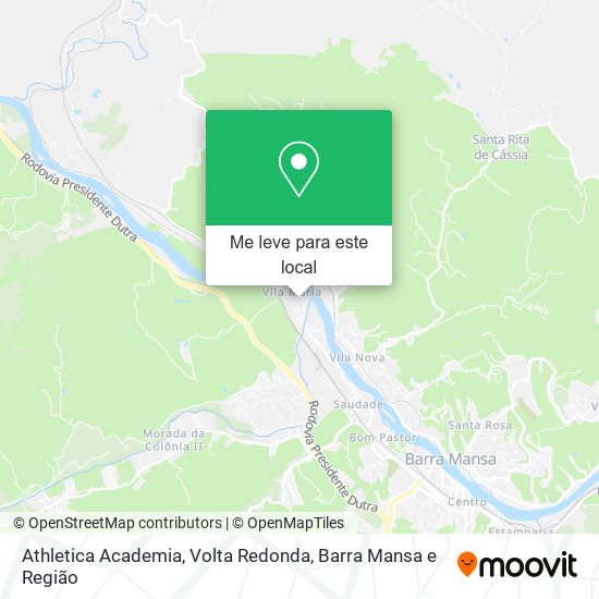 Athletica Academia mapa
