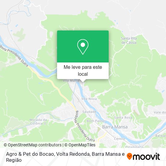 Agro & Pet do Bocao mapa