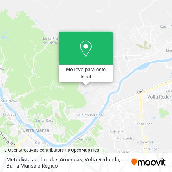Metodista Jardim das Américas mapa