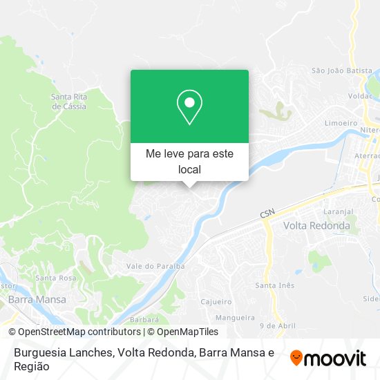 Burguesia Lanches mapa