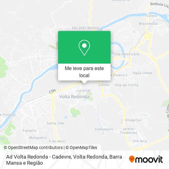 Ad Volta Redonda - Cadevre mapa