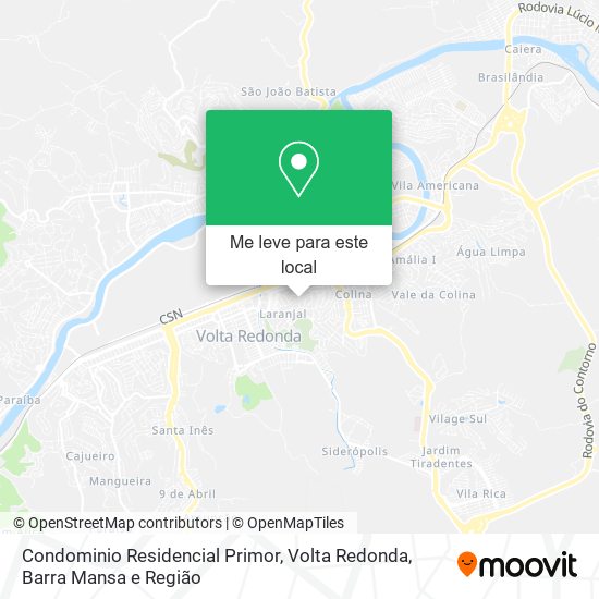 Condominio Residencial Primor mapa