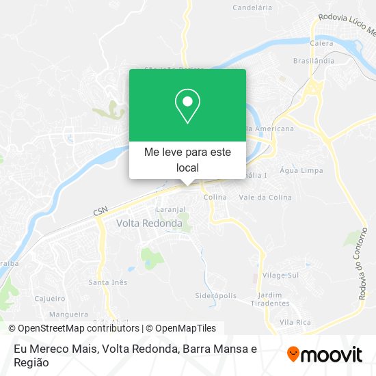 Eu Mereco Mais mapa