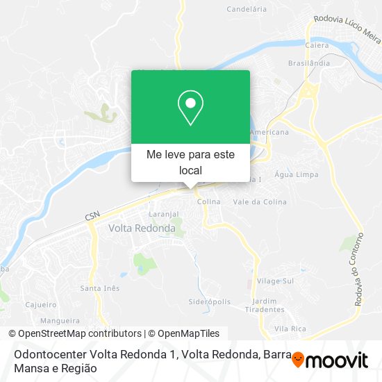 Odontocenter Volta Redonda 1 mapa