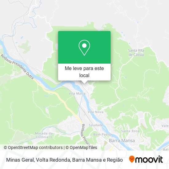 Minas Geral mapa