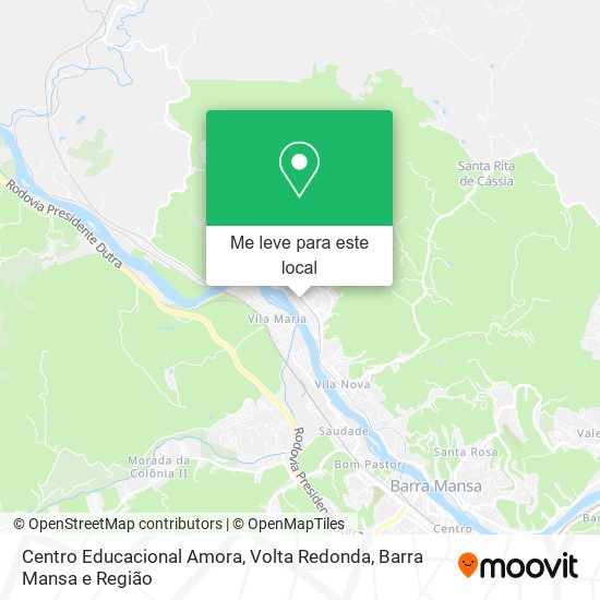 Centro Educacional Amora mapa