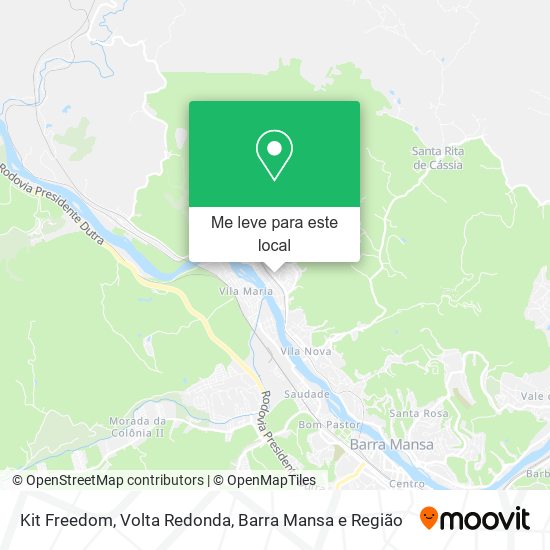 Kit Freedom mapa