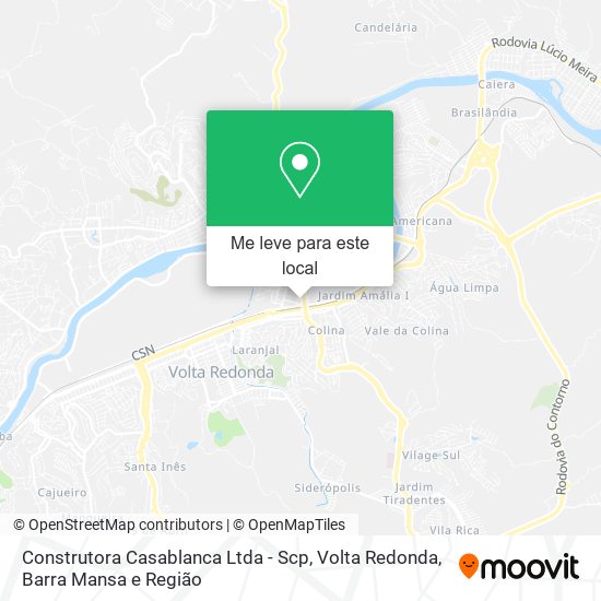 Construtora Casablanca Ltda - Scp mapa