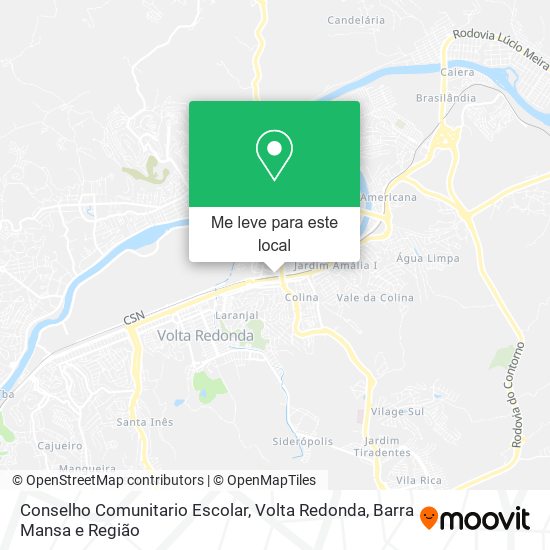 Conselho Comunitario Escolar mapa