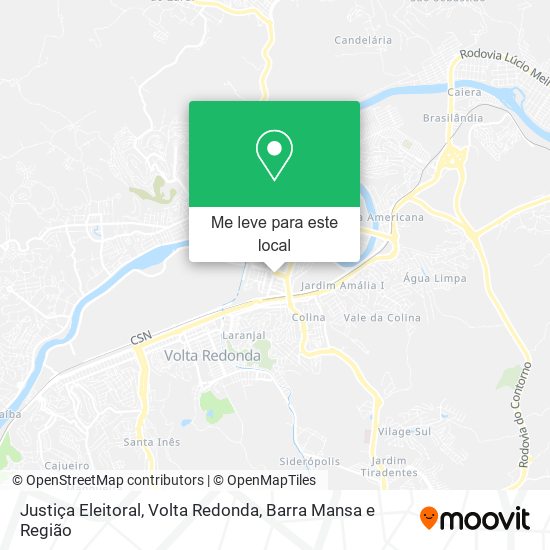 Justiça Eleitoral mapa