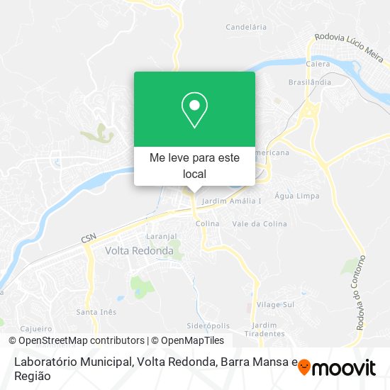 Laboratório Municipal mapa