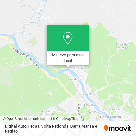 Digital Auto Pecas mapa