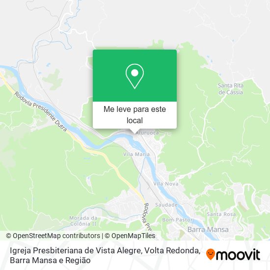 Igreja Presbiteriana de Vista Alegre mapa