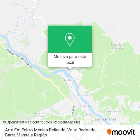 Arte Em Feltro Menina Delicada mapa