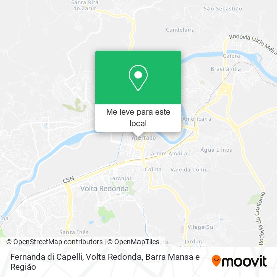 Fernanda di Capelli mapa