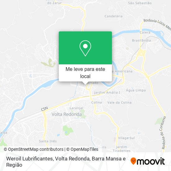 Weroil Lubrificantes mapa