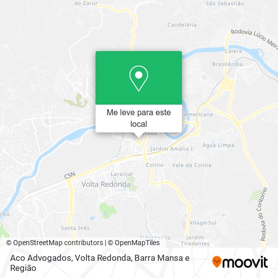 Aco Advogados mapa