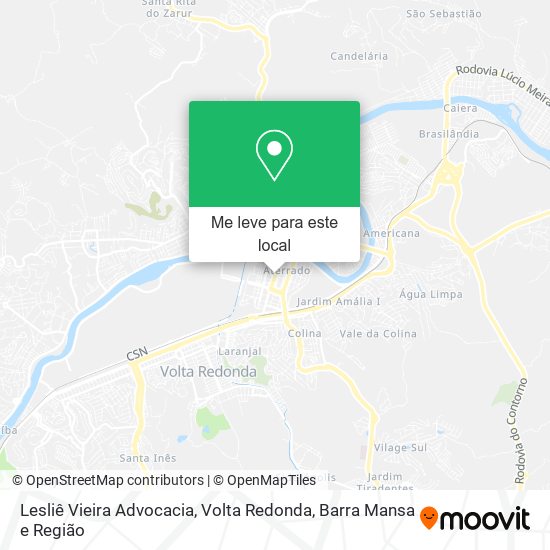 Lesliê Vieira Advocacia mapa