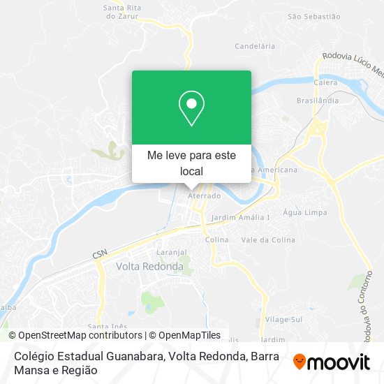 Colégio Estadual Guanabara mapa