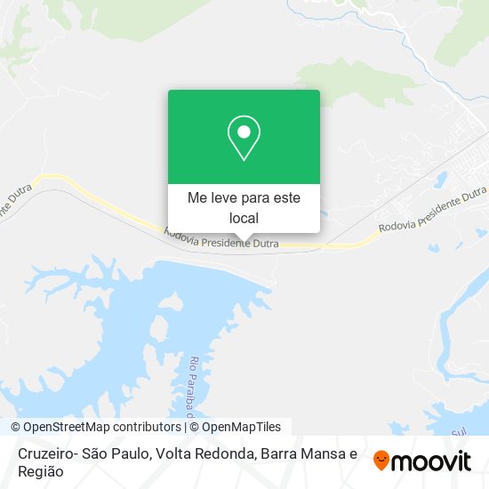 Cruzeiro- São Paulo mapa