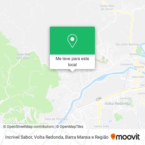 Incrivel Sabor mapa