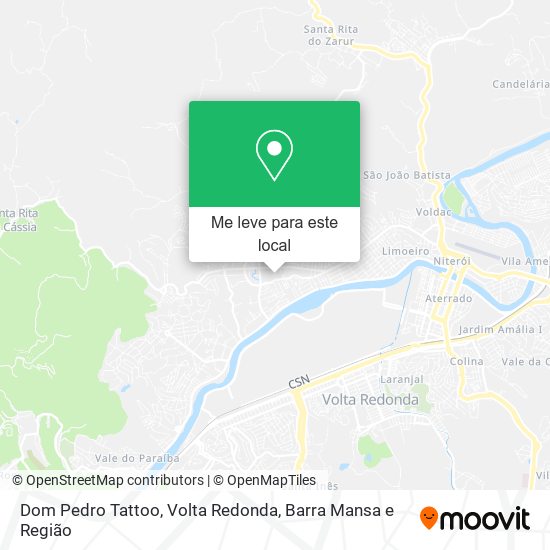 Dom Pedro Tattoo mapa