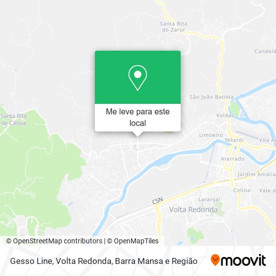 Gesso Line mapa