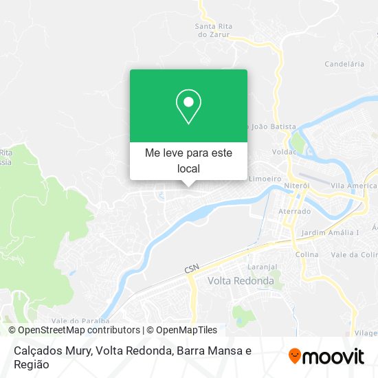 Calçados Mury mapa