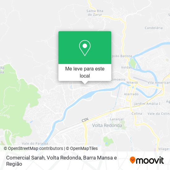 Comercial Sarah mapa