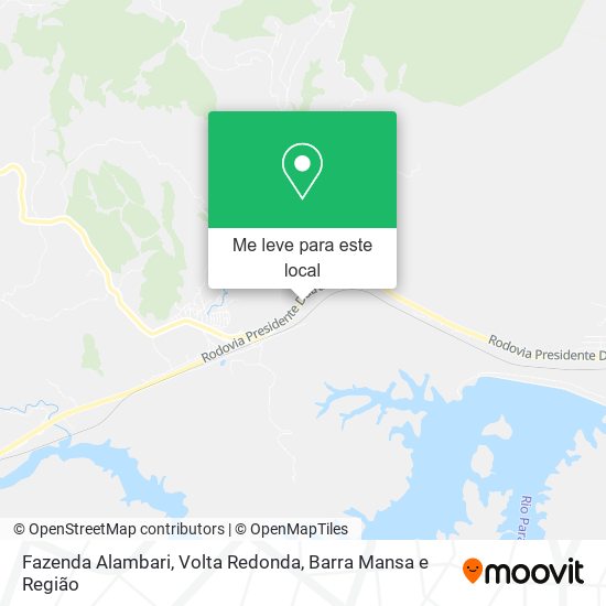 Fazenda Alambari mapa