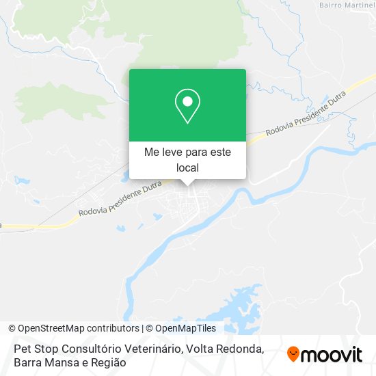 Pet Stop Consultório Veterinário mapa