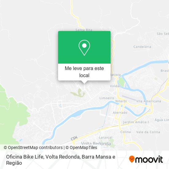 Oficina Bike Life mapa
