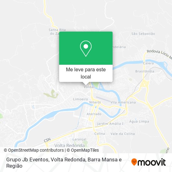 Grupo Jb Eventos mapa