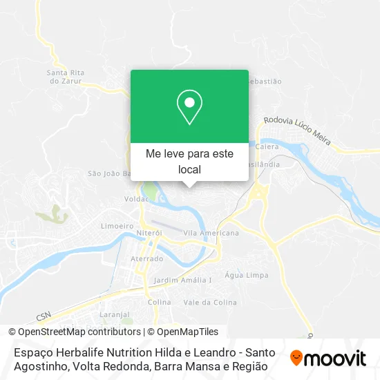 Espaço Herbalife Nutrition Hilda e Leandro - Santo Agostinho mapa