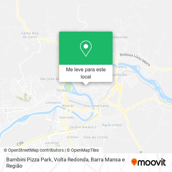 Bambini Pizza Park mapa