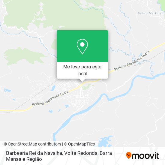 Barbearia Rei da Navalha mapa