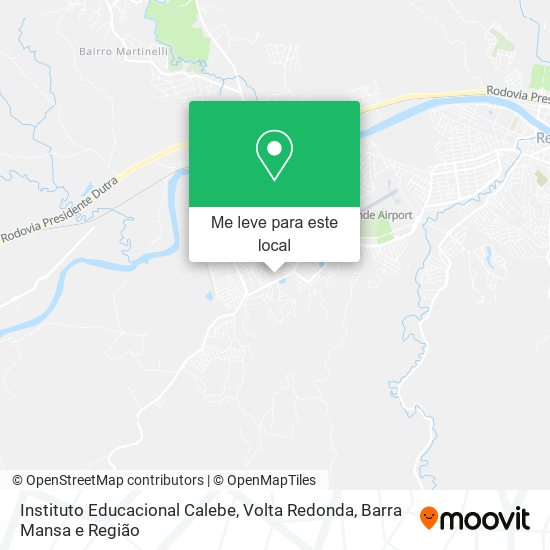 Instituto Educacional Calebe mapa