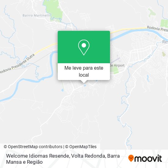 Welcome Idiomas Resende mapa