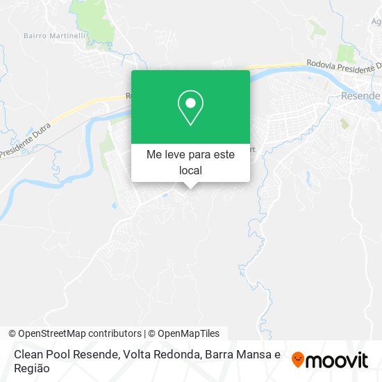 Clean Pool Resende mapa