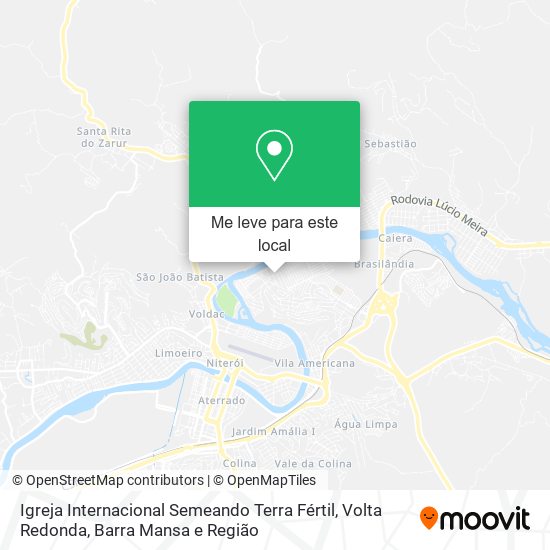 Igreja Internacional Semeando Terra Fértil mapa