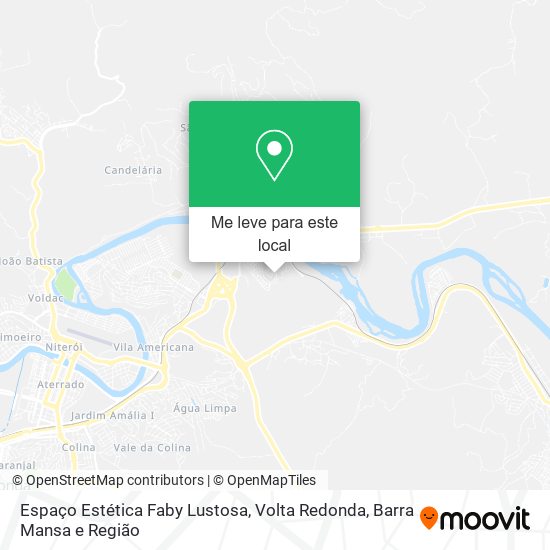 Espaço Estética Faby Lustosa mapa