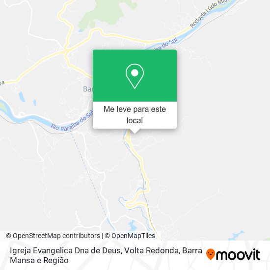 Igreja Evangelica Dna de Deus mapa