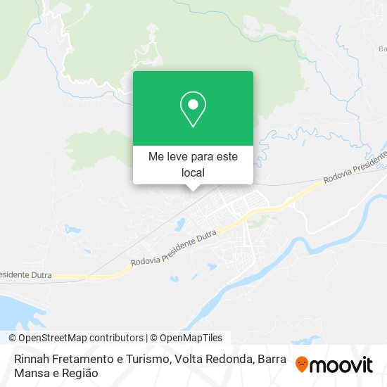 Rinnah Fretamento e Turismo mapa