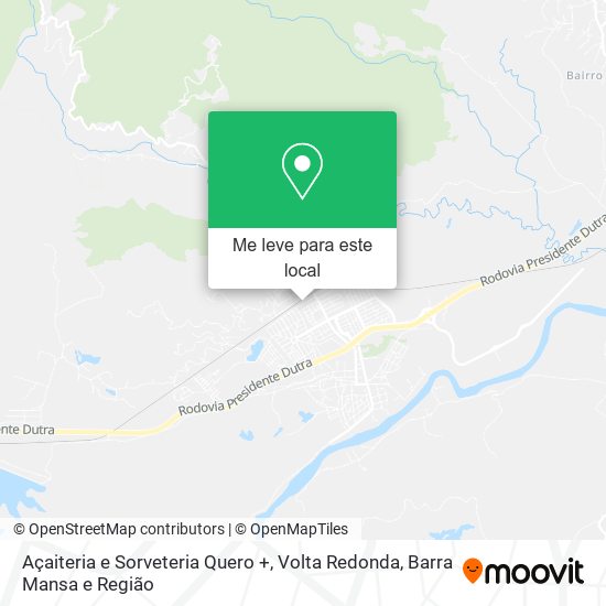 Açaiteria e Sorveteria Quero + mapa