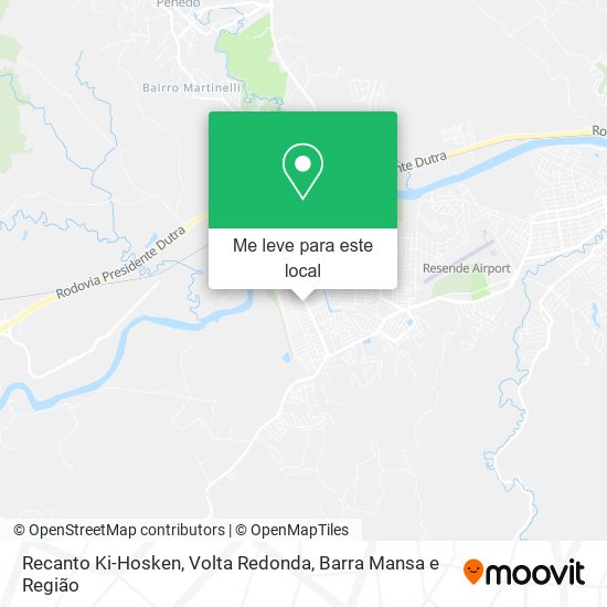 Recanto Ki-Hosken mapa