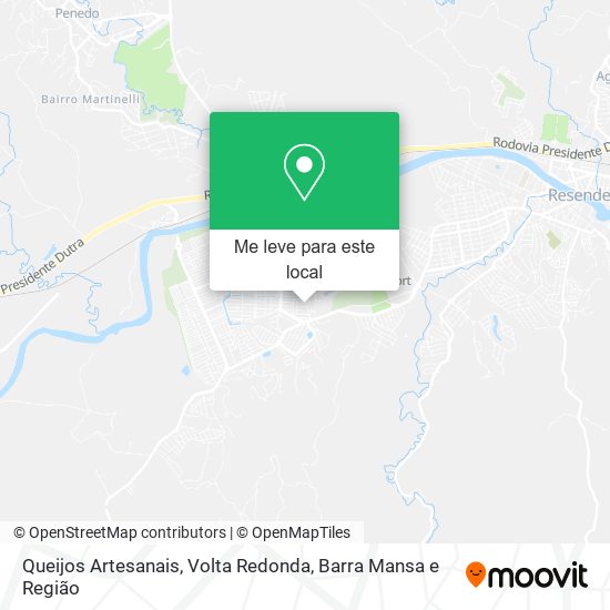 Queijos Artesanais mapa