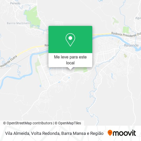 Vila Almeida mapa