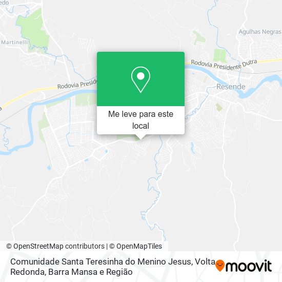 Comunidade Santa Teresinha do Menino Jesus mapa